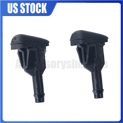 Set of 2 Windshield Wiper Washer Nozzles for Ford Explorer Mountaineer (1L2Z-17603-AA)