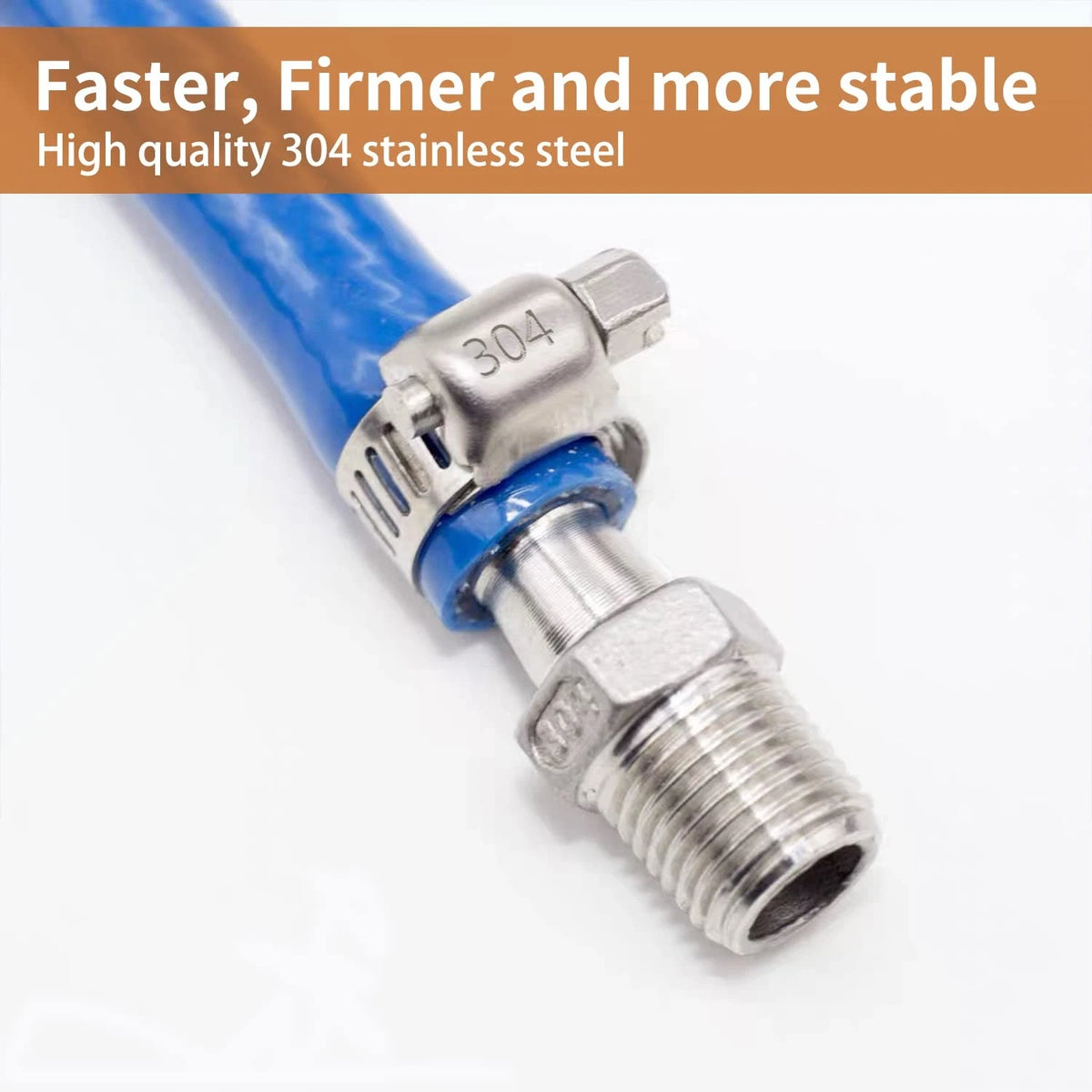 100 Pack Stainless Steel Hose Clamps 10-16mm for Automotive Use
