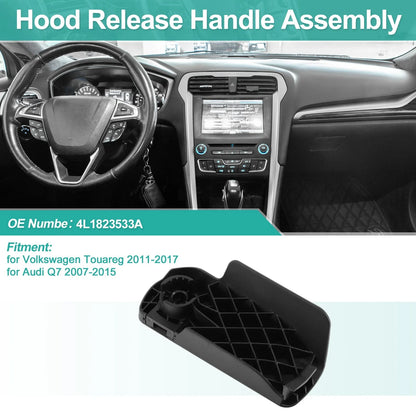 Hood Latch Release Handle for Volkswagen Touareg (2011–2017) No. 4L1823533A