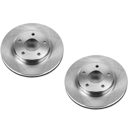 Set of 2 Powerstop Brake Discs Front for INFINITI I30 Maxima (1999–2001)
