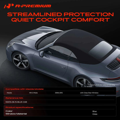Convertible Soft Top for Mazda MX-5 Miata (2006–2015)