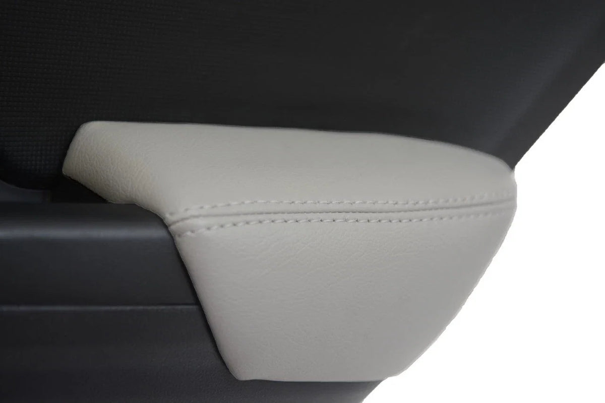 Rear Door Armrest Cover for Honda Civic Sedan (2012–2015) Gray Synthetic Leather