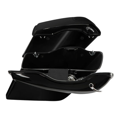 5" Extended Saddlebags for Harley Touring (2014–2023) - 5x7" Speaker Lid