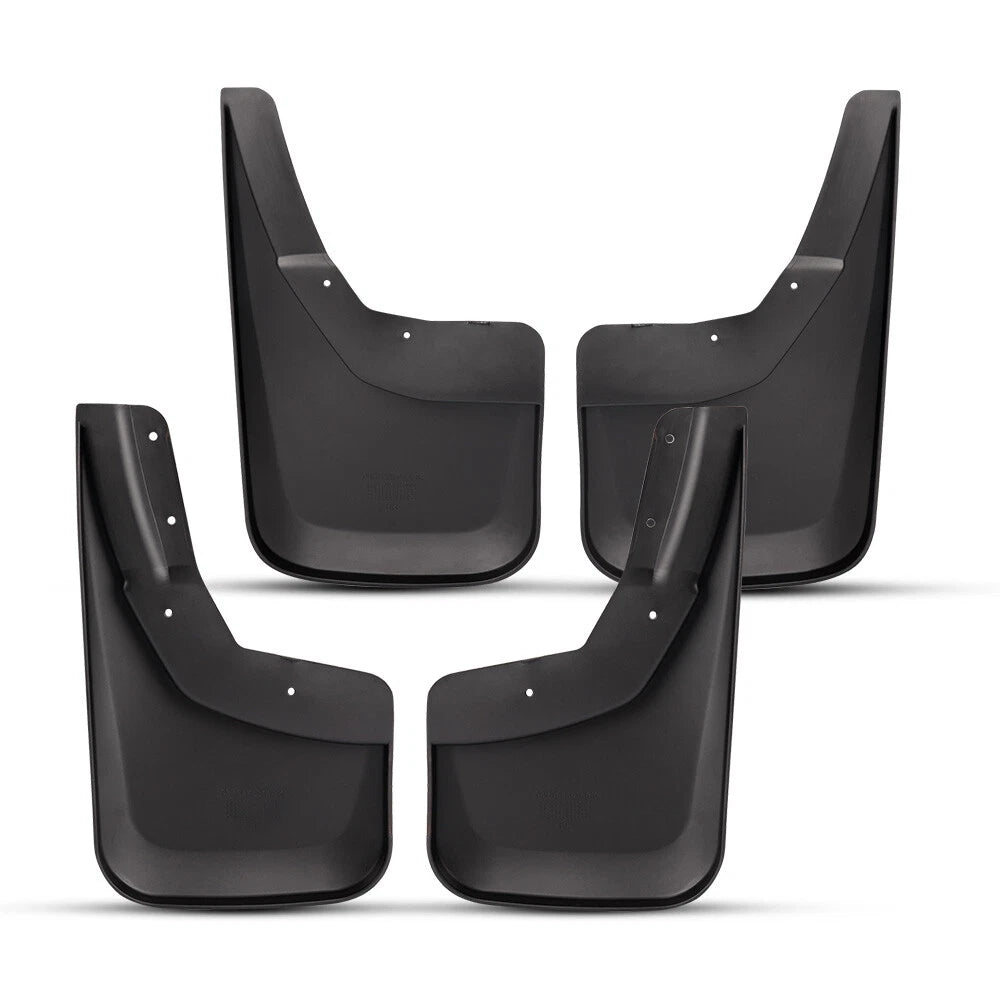 Set of 4 Mud Flaps Splash Guards for Chevrolet Silverado (2014–2018) 03RSA4501ZBK