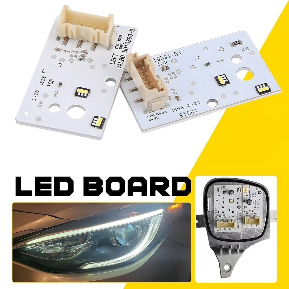 2X White LED Boards for Infiniti QX30 Q30 (2017–2019)