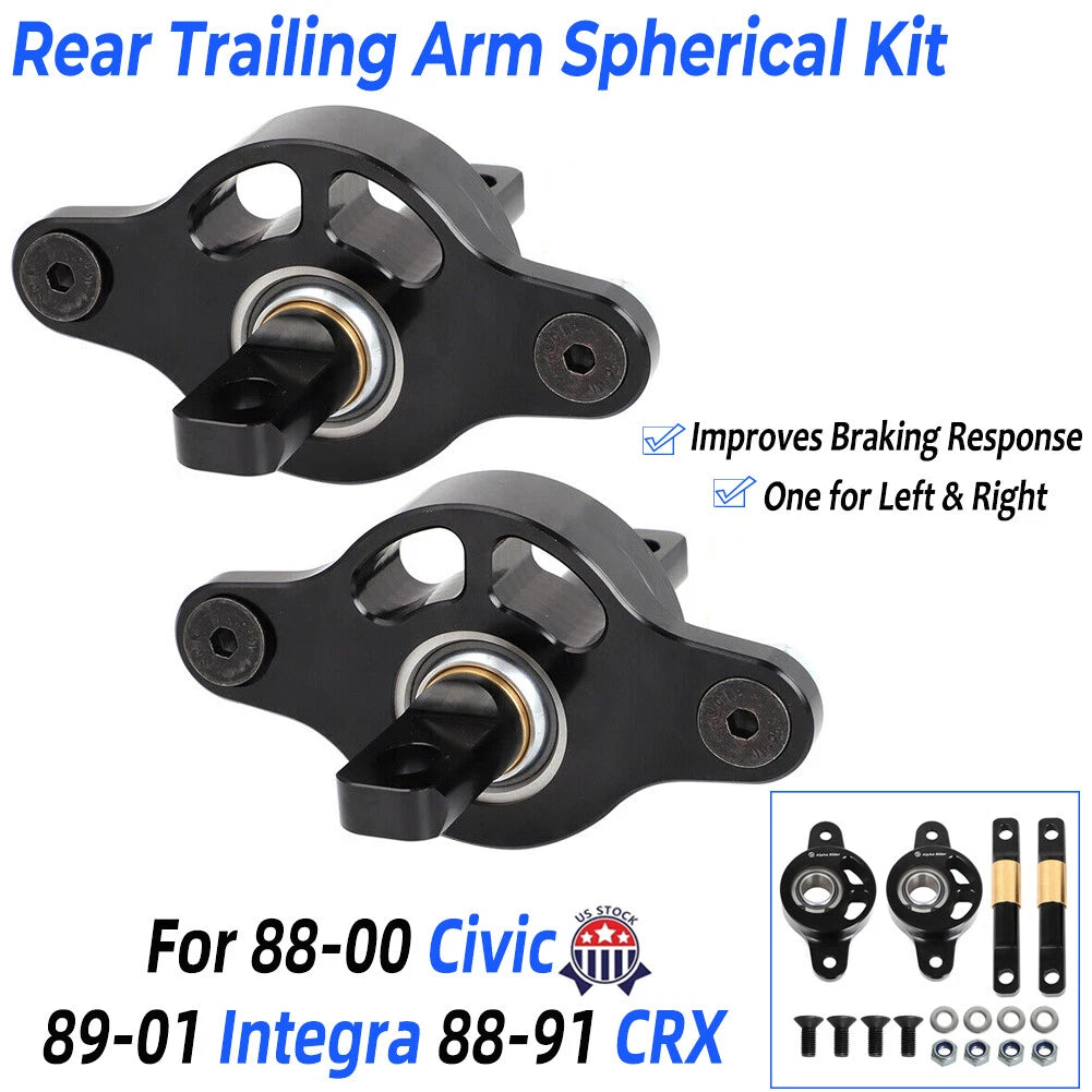 Trailing Arm Spherical Bushing Kit for Honda Civic/Integra/CRX (1988–2001)