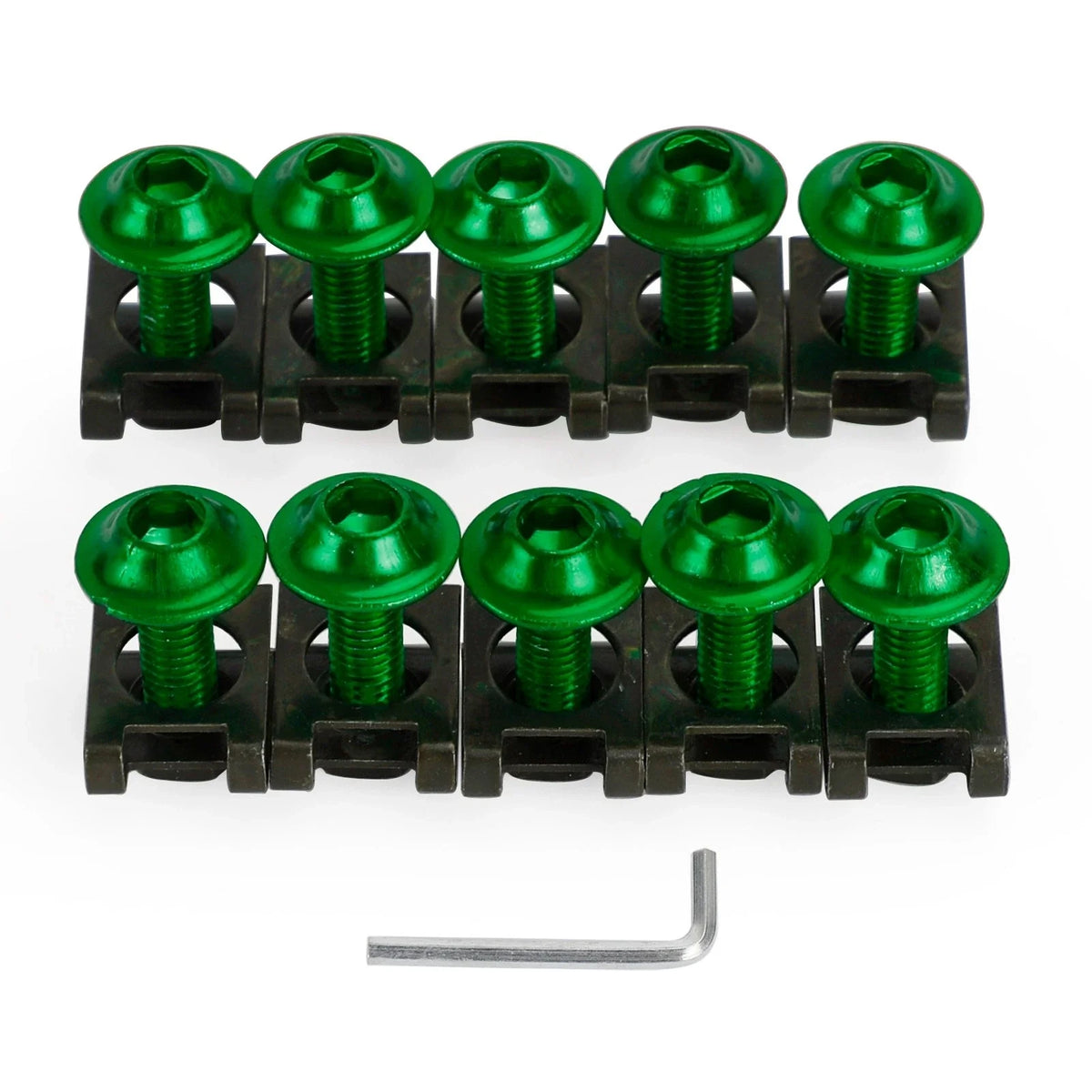 10 Pack M6x20 Fairing Screen Screw Bolt Fastener for Motorcycle
