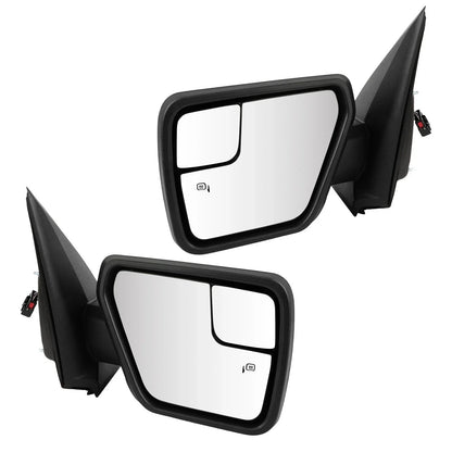 Pair Side View Mirrors for Ford F-150 XL XLT King Lariat (2021–2024) Power Heated
