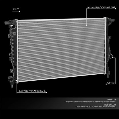 Heavy Duty Aluminum Radiator DPI13847 for Jeep Cherokee 2.0L (2019–2023)