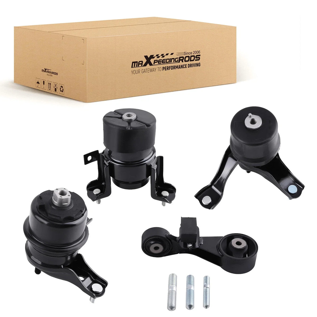4X Engine Motor & Transmission Mount for Toyota Camry (2010–2011) 2.5L XLE
