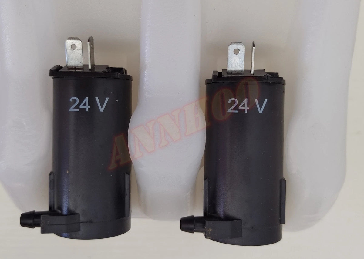 Double Motor Water Washer Tank for CAT 312D 320D E320C 312C 330 336D (24V)