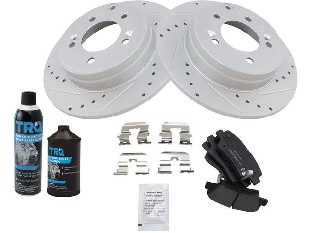 Brake Pad and Rotor Kit for Hyundai Azera (2010–2011) 63611NBWG