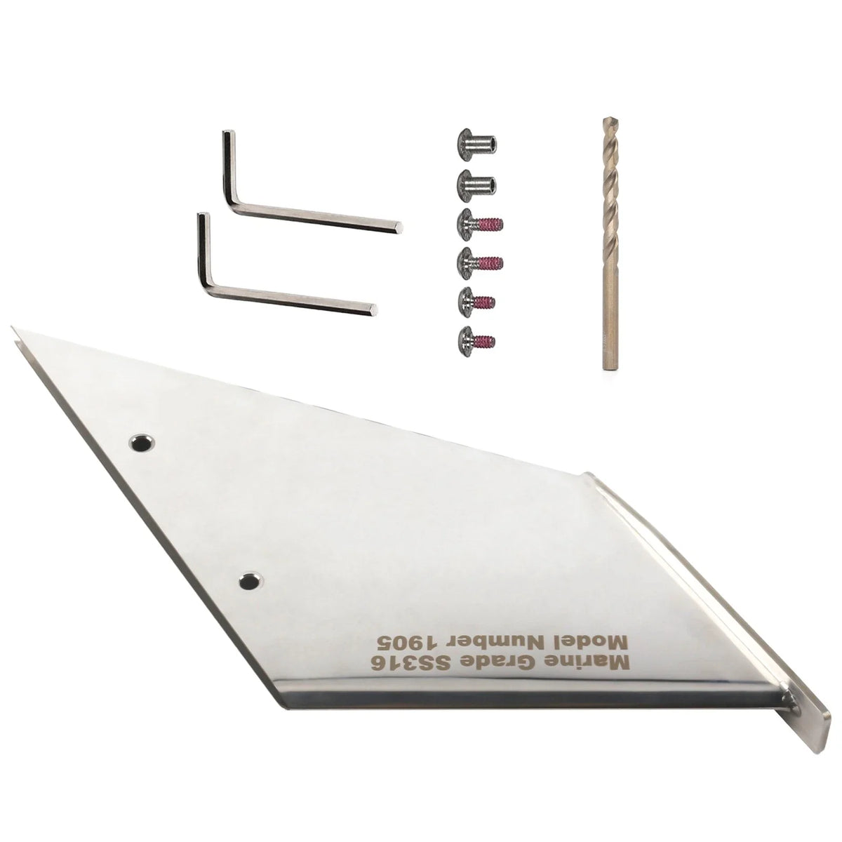 Stainless Steel Skeg Guard for Mercury 200-250HP Optimax & Pro XS (2000–2023)