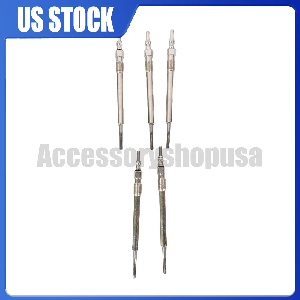 Set of 5 Diesel Glow Plugs for Audi Q7 Porsche Cayenne VW Touareg (2006–2018)