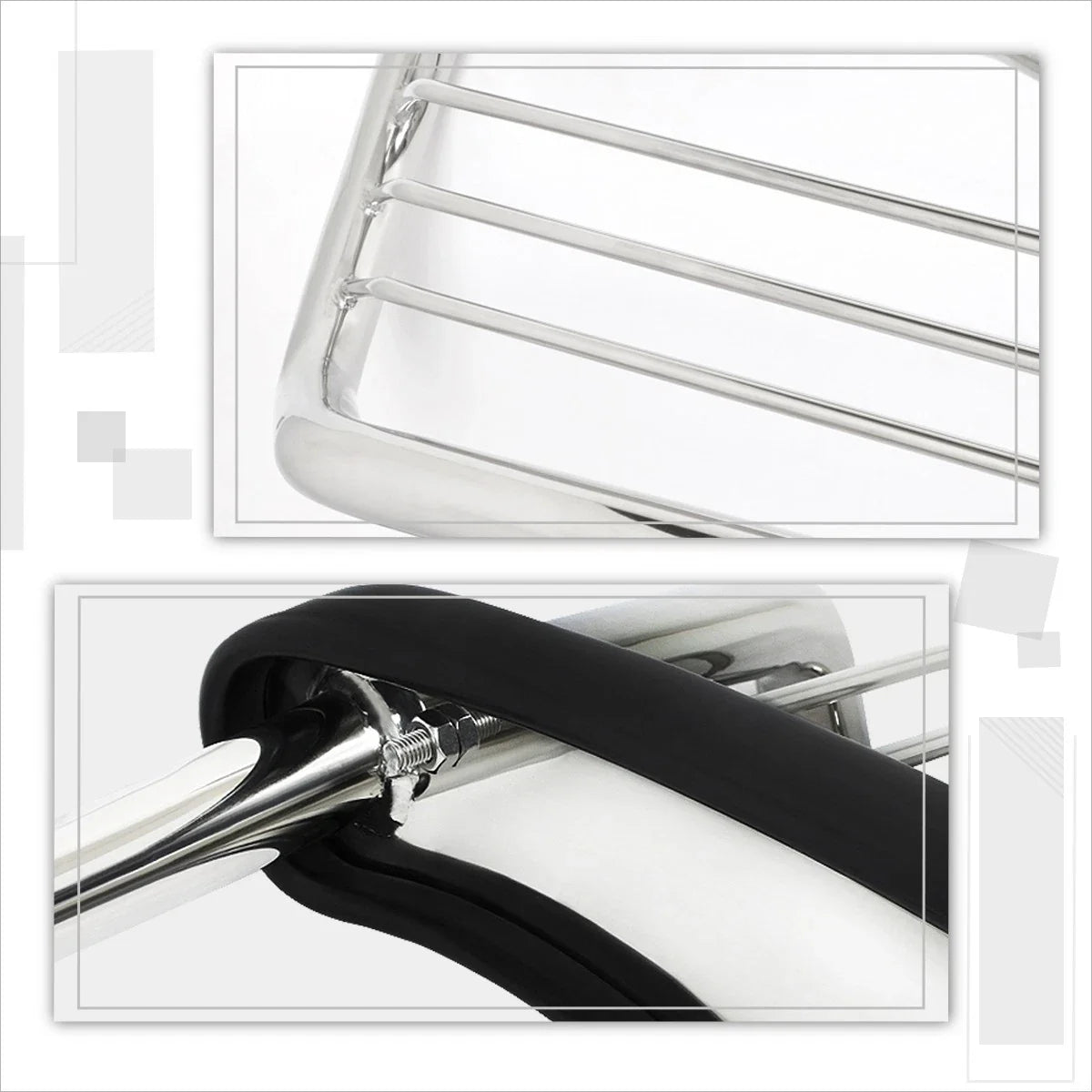 Chrome Front Bumper Brush Grille Guard for Chevy Suburban/Tahoe (2007–2014)