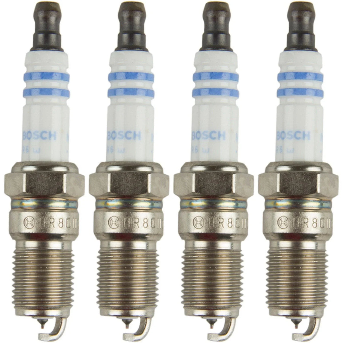 Set of 4 Bosch OE Fine Wire Double Iridium Spark Plugs for Chevy Ford Mazda