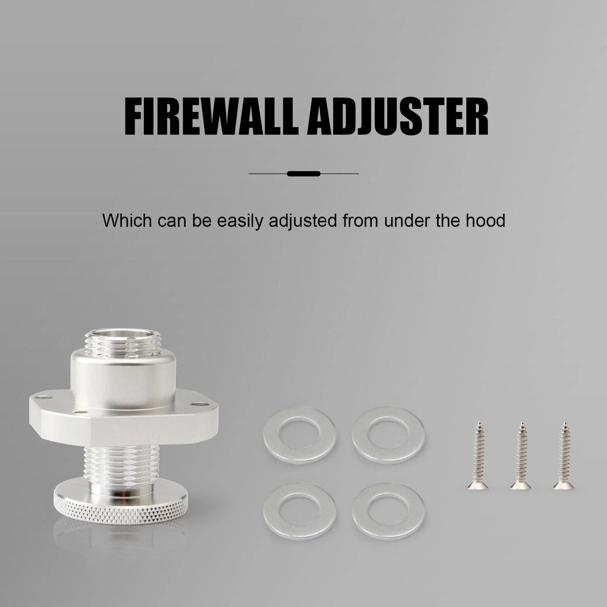 Firewall Adjuster & Triple Hook Clutch Quadrant Kit for Ford Mustang (1979–2004)