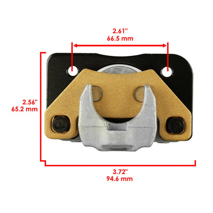 Rear Left Brake Caliper W/Pads for Arctic Cat Prowler XTZ 1000 (2009–2011) MP1114CR104SU