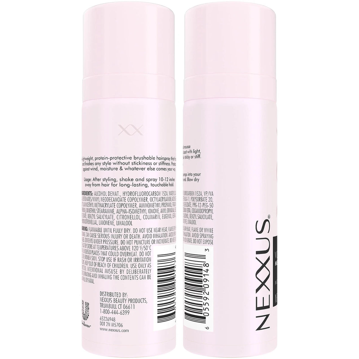 8-Pack Nexxus Travel Hair Spray Comb Thru Flexible Hold 1.5 Oz