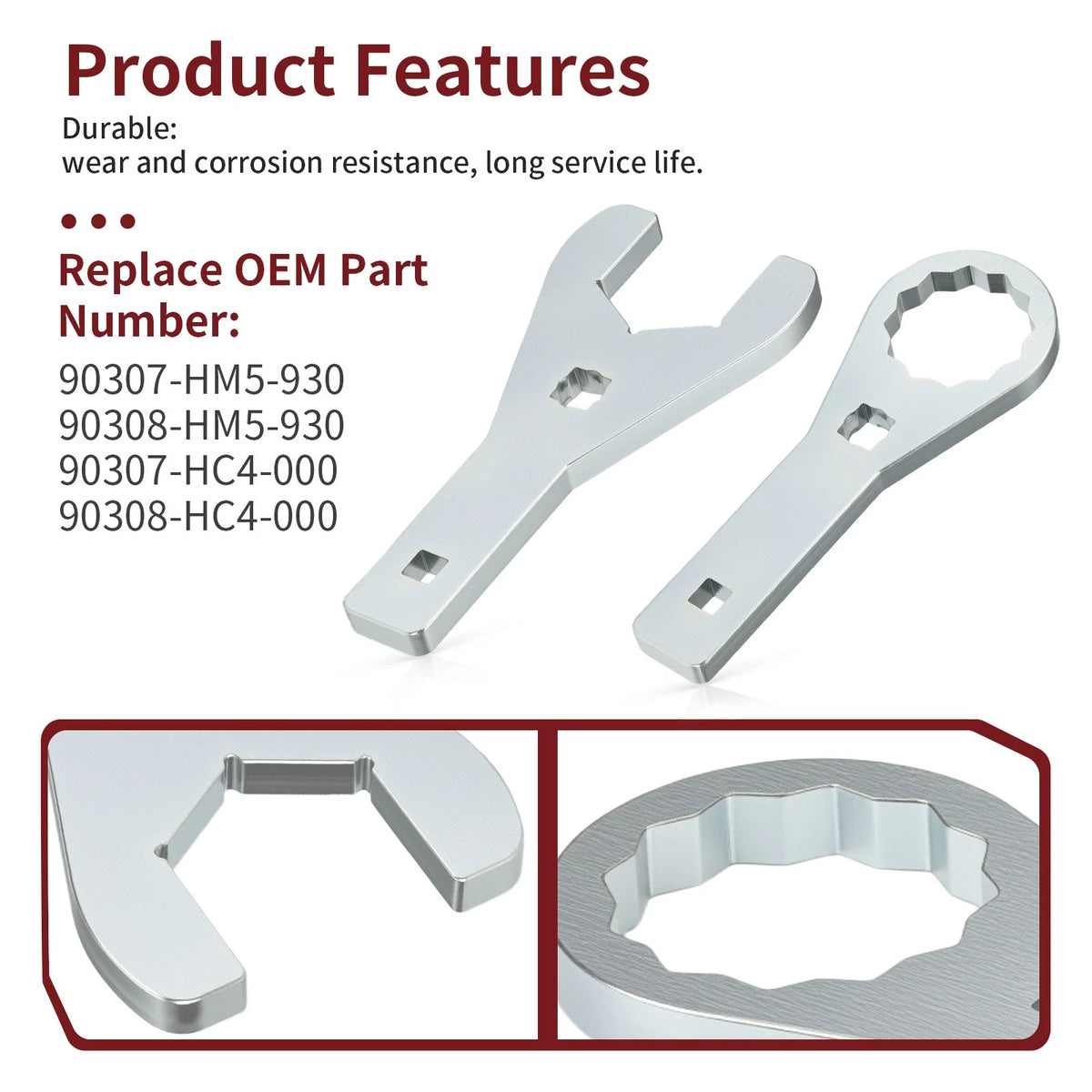 41mm Rear Axle Nut Wrench Tool for Honda FourTrax Rancher TRX250X (200–300)
