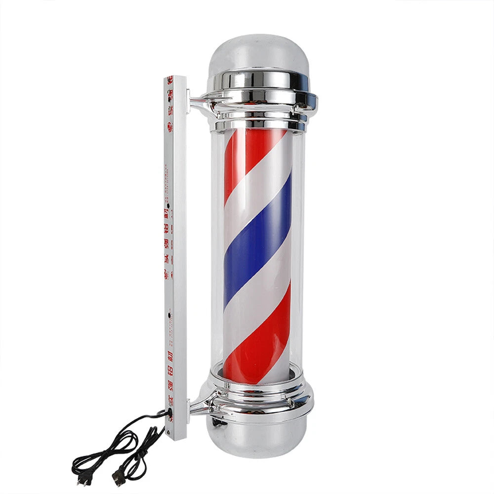 Rotating LED Barber Shop Pole Light Sign for Hair Salon