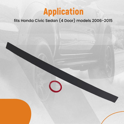 Glossy Black Roof Spoiler for Honda Civic Sedan (2006–2015)