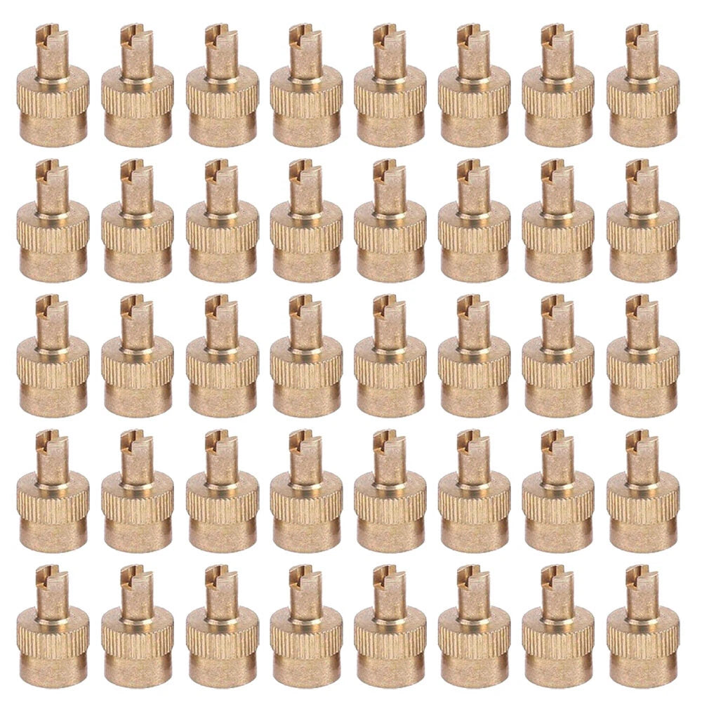 40Pcs Schrader Valve Core Remover Tool Stem Caps with O-Rings for Most Vehicles