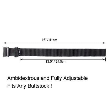 Adjustable Sling D Ring Loop Shoulder Strap Attachment for Shotgun Buttstock