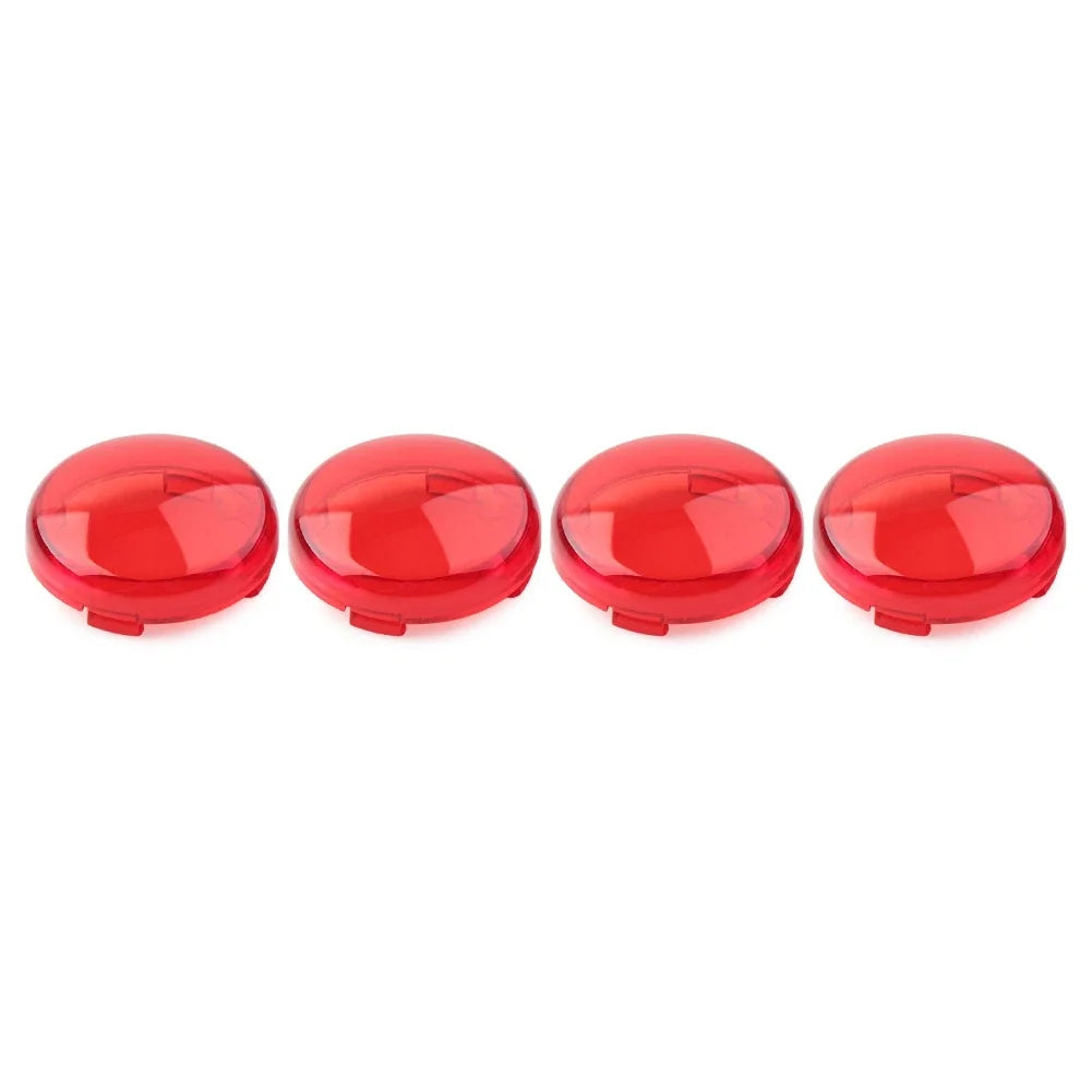 Set of 4 Turn Signal Lens Light Covers for Harley Touring Softail Dyna