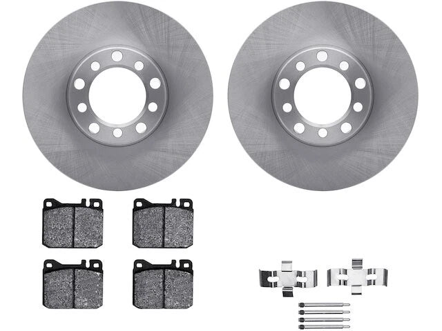Brake Pad and Rotor Kit for Mercedes 450SL (1973–1979) 66531HXVM