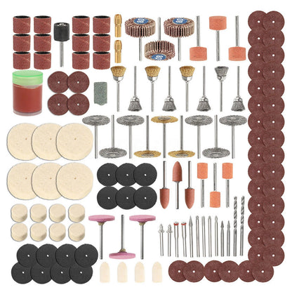 Set of 350 Metal Rotary Tool Accessories for Grinding Sanding Polishing