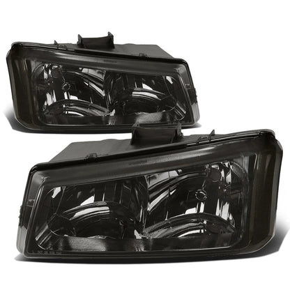 Smoked Clear Signal Headlight + Black Tinted 3D LED Tail Light for Silverado (2003–2007)