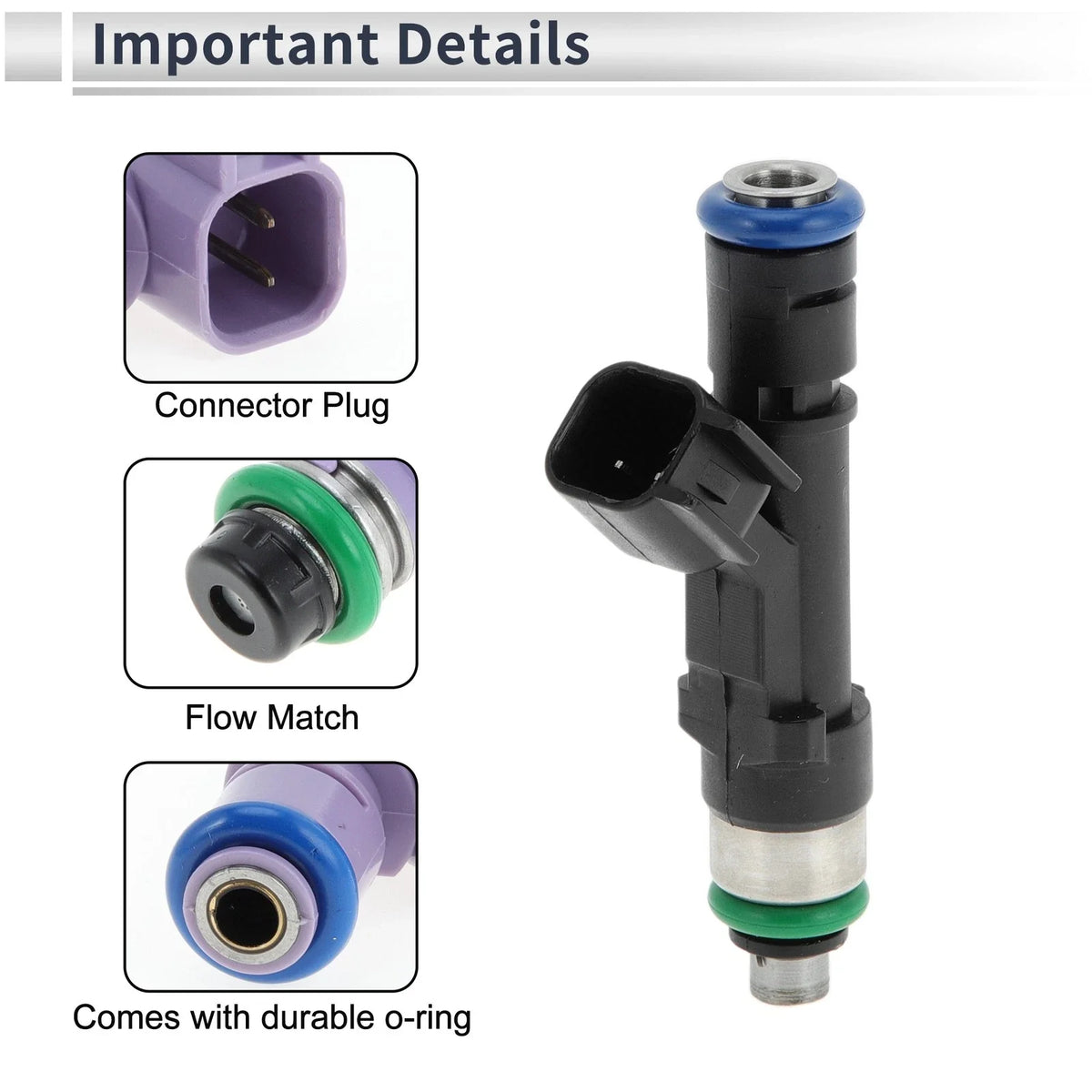 Fuel Injector No.9L3EE7A for Ford Mustang GT 4.6L (2005–2010)