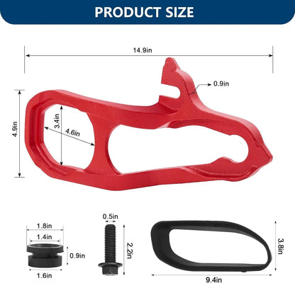 Set of 2 Heavy Duty Front Tow Hooks w/ Hardware for Dodge Ram 1500 (2019–2022)