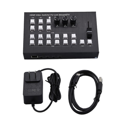 4K 4 CH HDMI Video Switcher for Live Streaming and Video Capture