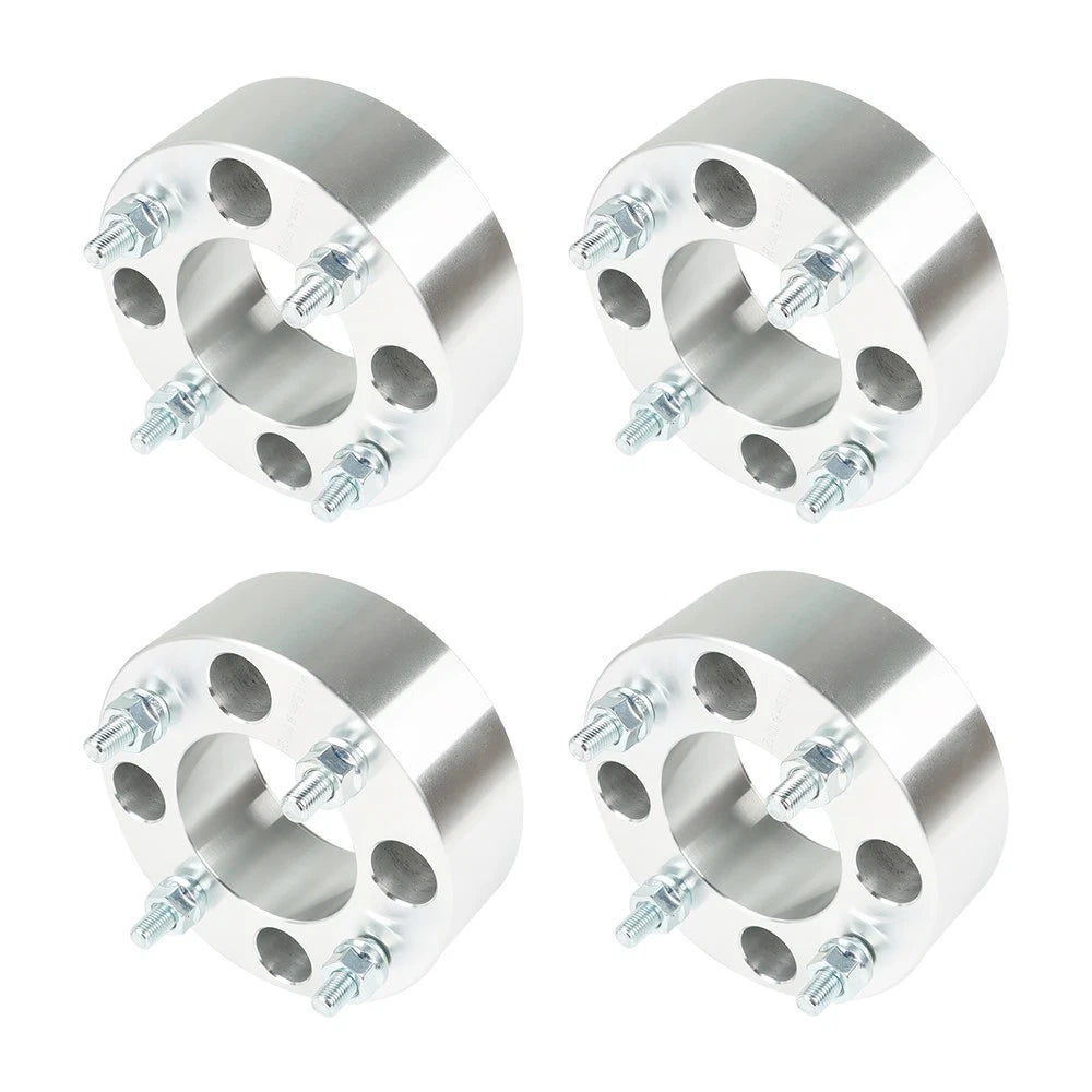 Set of 4 Wheel Spacers for Honda Rincon 680 (2003–2006) 2" 4x110 74mm M10x1.25 Silver