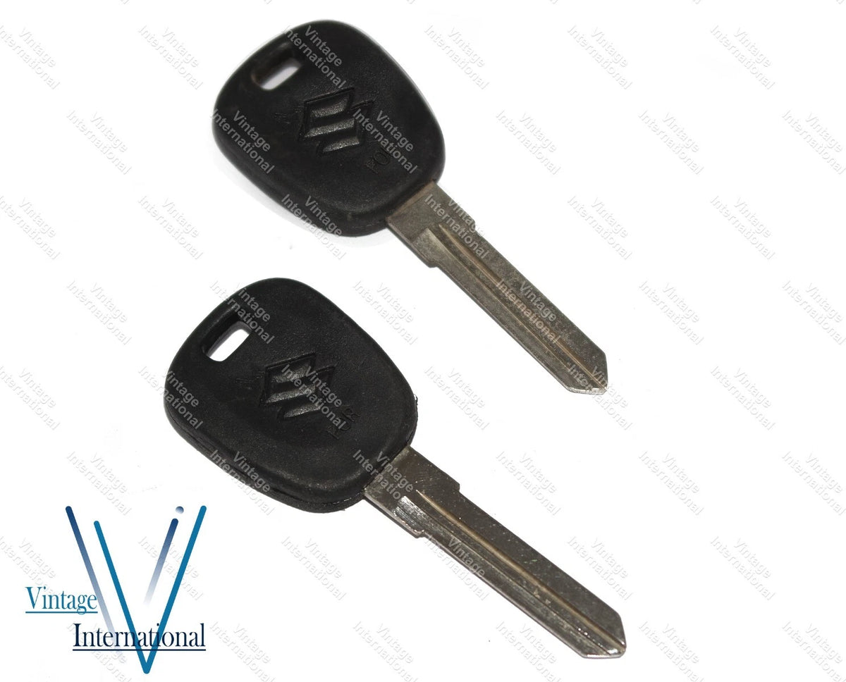 2X Blank Ignition Keys for Suzuki Alto S Logo