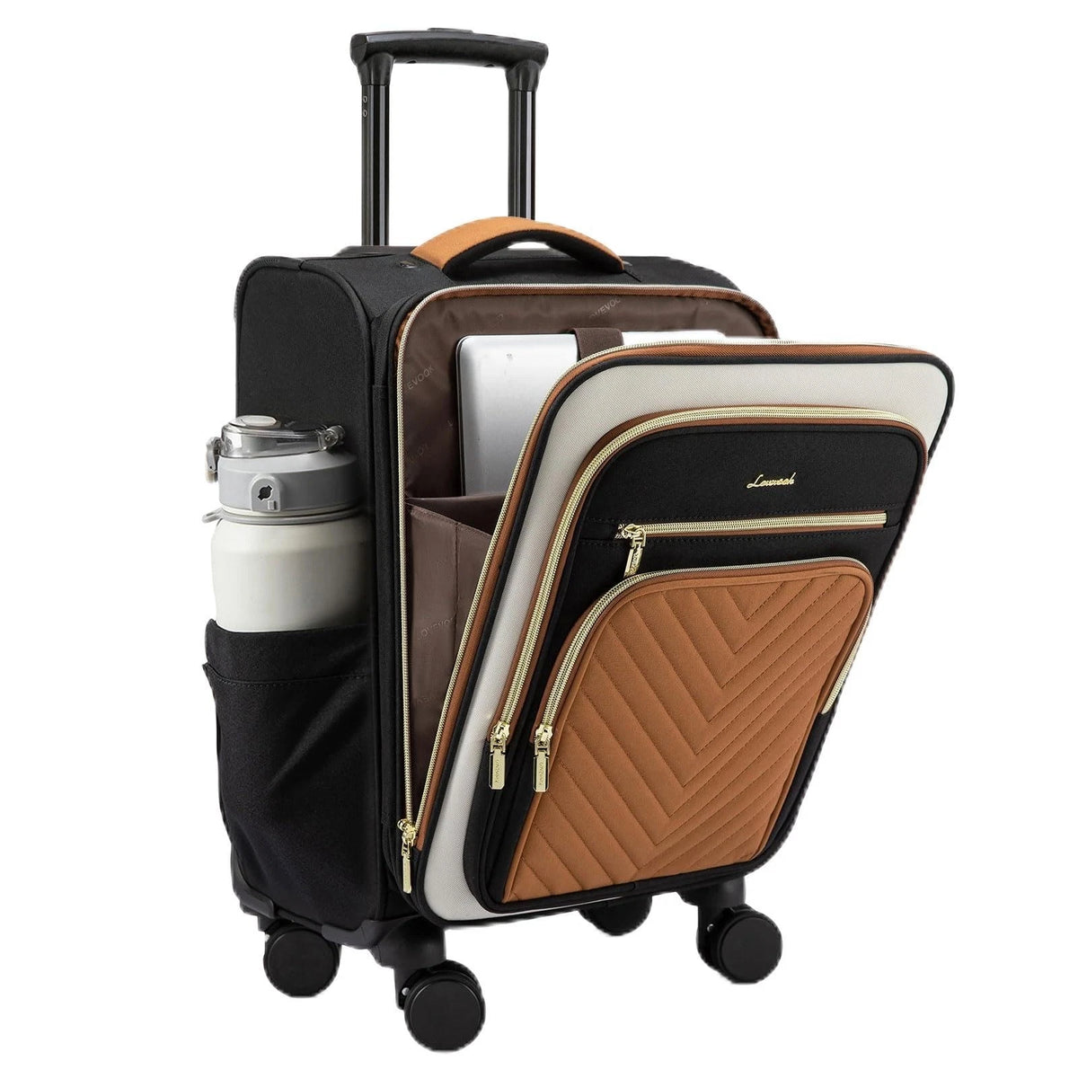 Carry On Luggage 20 Inch Airline Approved Suitcase (22x14x9)