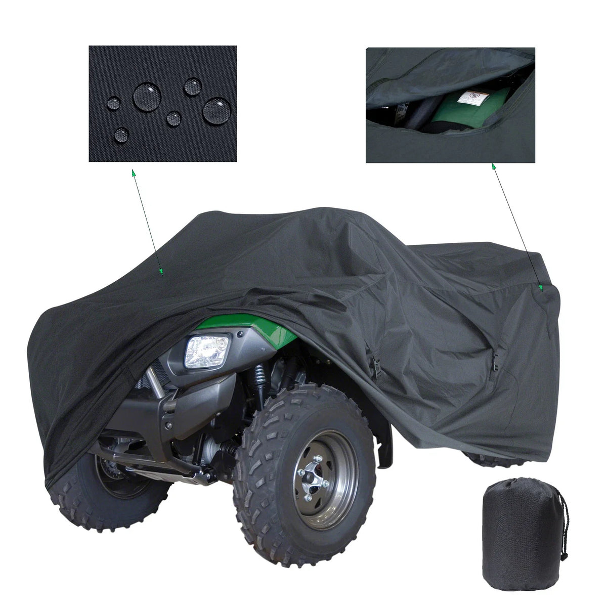 ATV Cover for Bombardier Can-Am Quest 650 500 XT (2006–2012) Waterproof