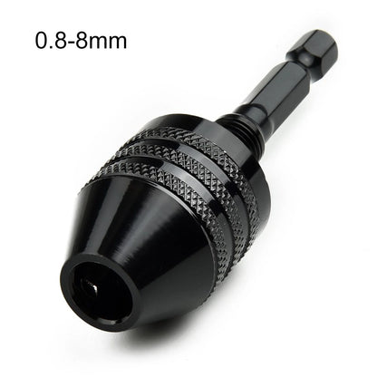 Quick Change Keyless Chuck Conversion Adapter for Drill Bit Holder Tool