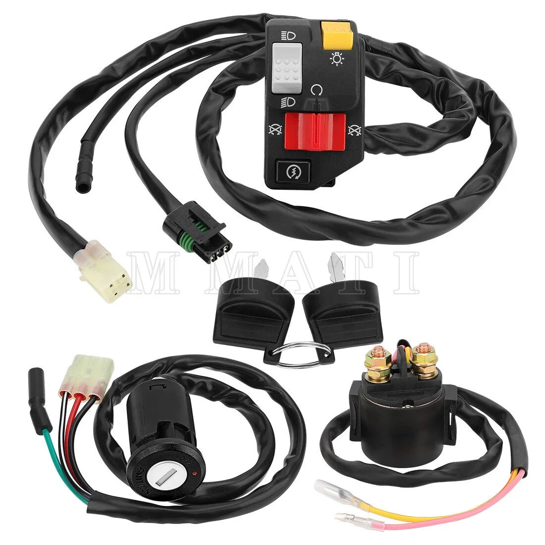 Ignition Key Switch w/Relay for Honda Sportrax 250 TRX250EX (2001–2005)
