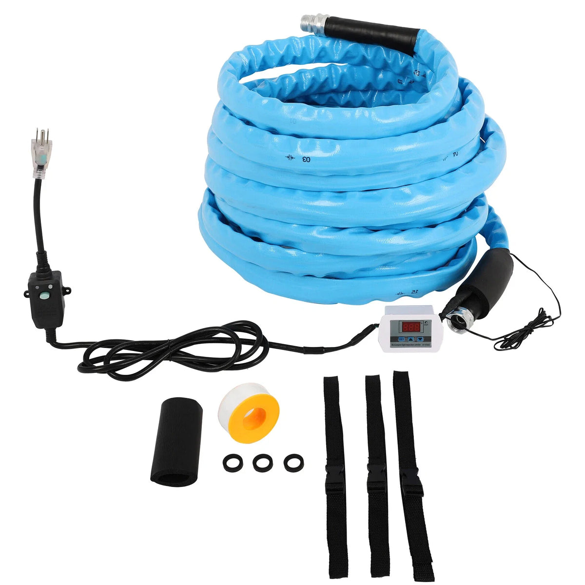 100 FT Heated Water Hose for RV (-45°F Antifreeze)