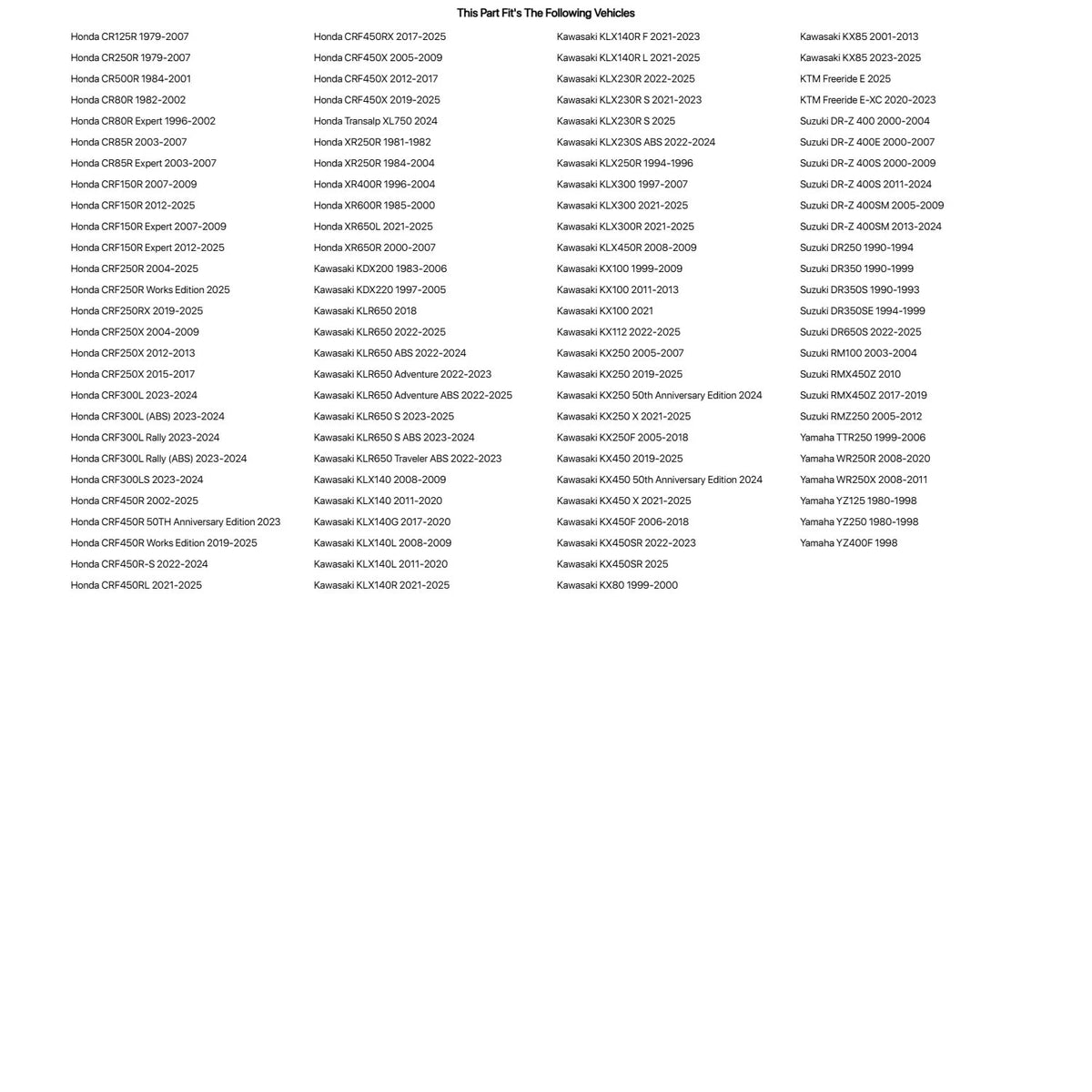 Replacement Head for Tusk Spoke Torque Wrench 163-564-0003
