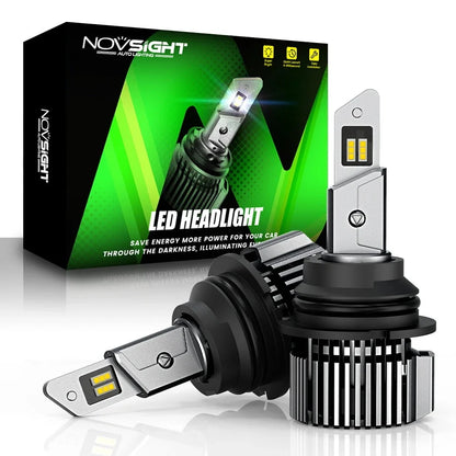 Set of 4 H13 H11 9007 9005 9006 H4 LED Headlight Bulbs 6500K for Automotive