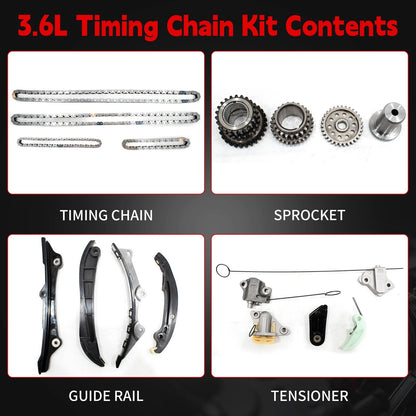 3.6L Pentastar Timing Chain Kit for Jeep Grand 3.6 (2011–2015)