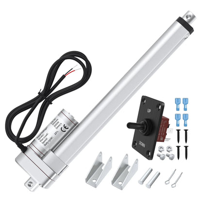 12V Linear Actuator for Heavy Duty Applications (12 Inch Stroke, 3000N)