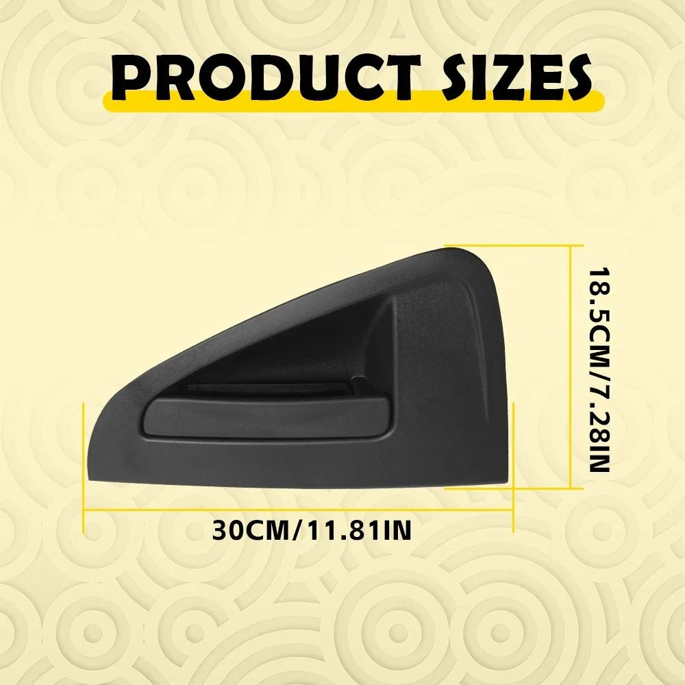 Exterior Door Handle for Chevrolet Spark (2013–2015) Rear Textured Black 95987921