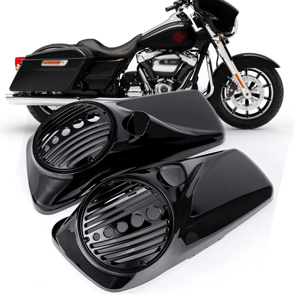 8" Speaker Lids with Tweeter Port for Harley Touring Glide FLTR FLHT (2014–2023)