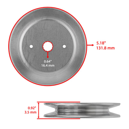 Spindle Assembly Pulley for Husqvarna YTH 1452 XP (2015–2015) SD104A2031