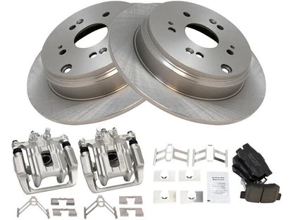 Set of 4 Brake Pads and Rotors for Acura RDX (2007–2012) 68233JXWD